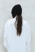 DRAW CODE FLIGHT KNIT CAP -BLACK-